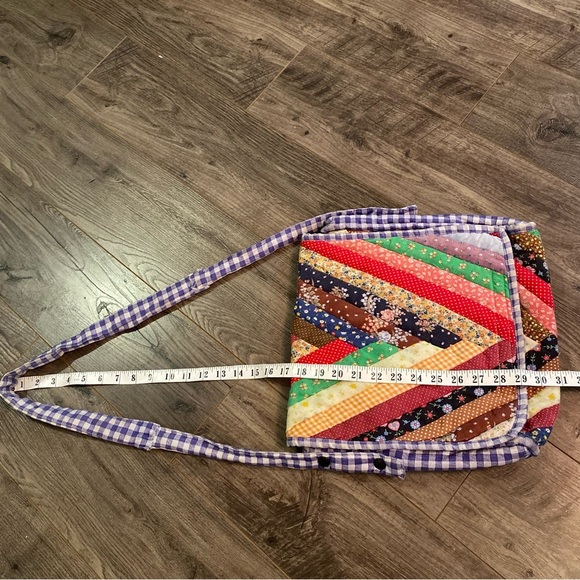 Vintage Quilted bag handmade patchwork - Picture 16 of 16